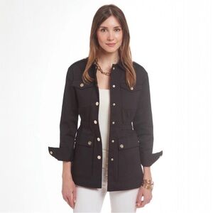 PATTY KIM New York Cotton Twill Safari Jacket Size XS